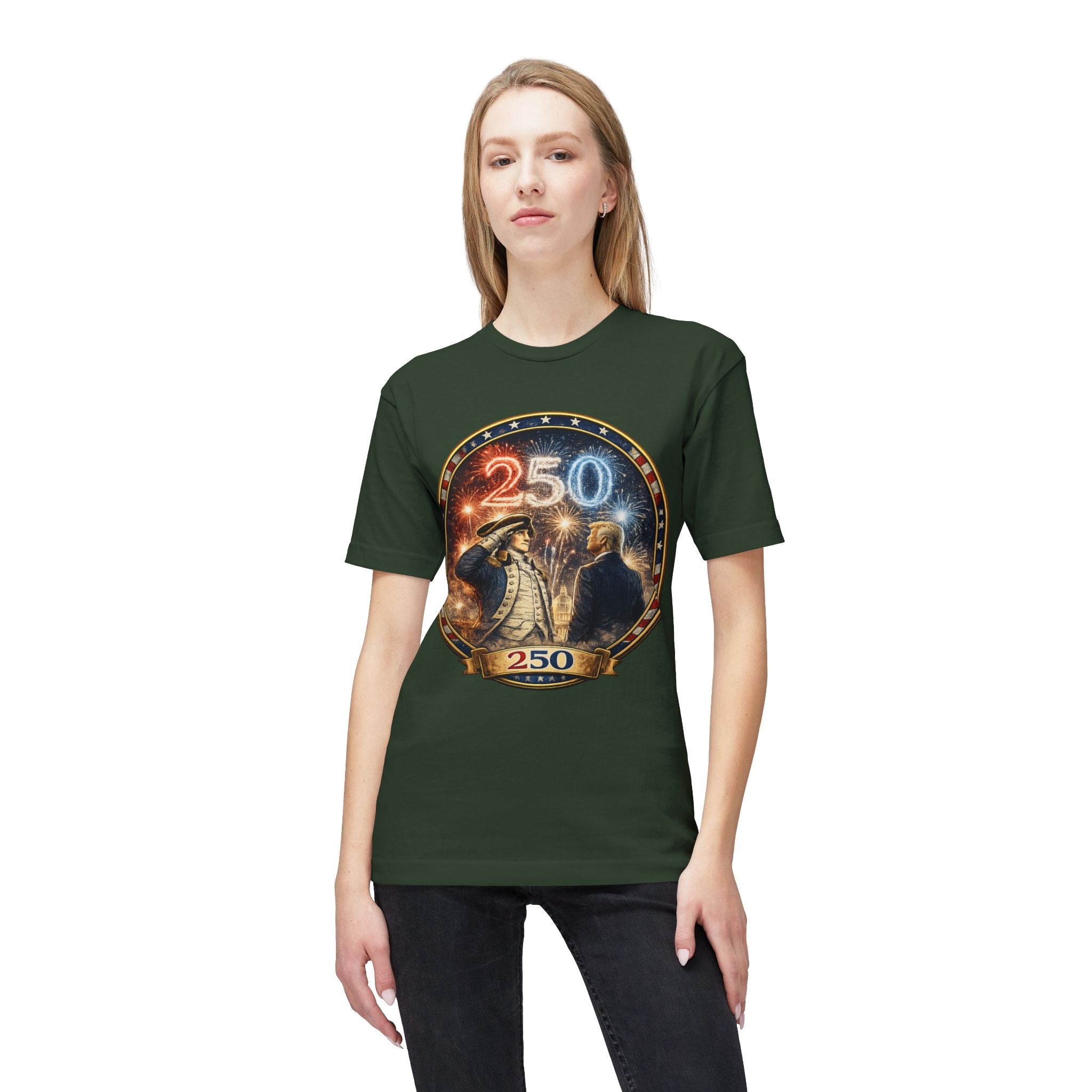 250th Anniversary Commemorative T-Shirt – Historic U.S. Celebration Design