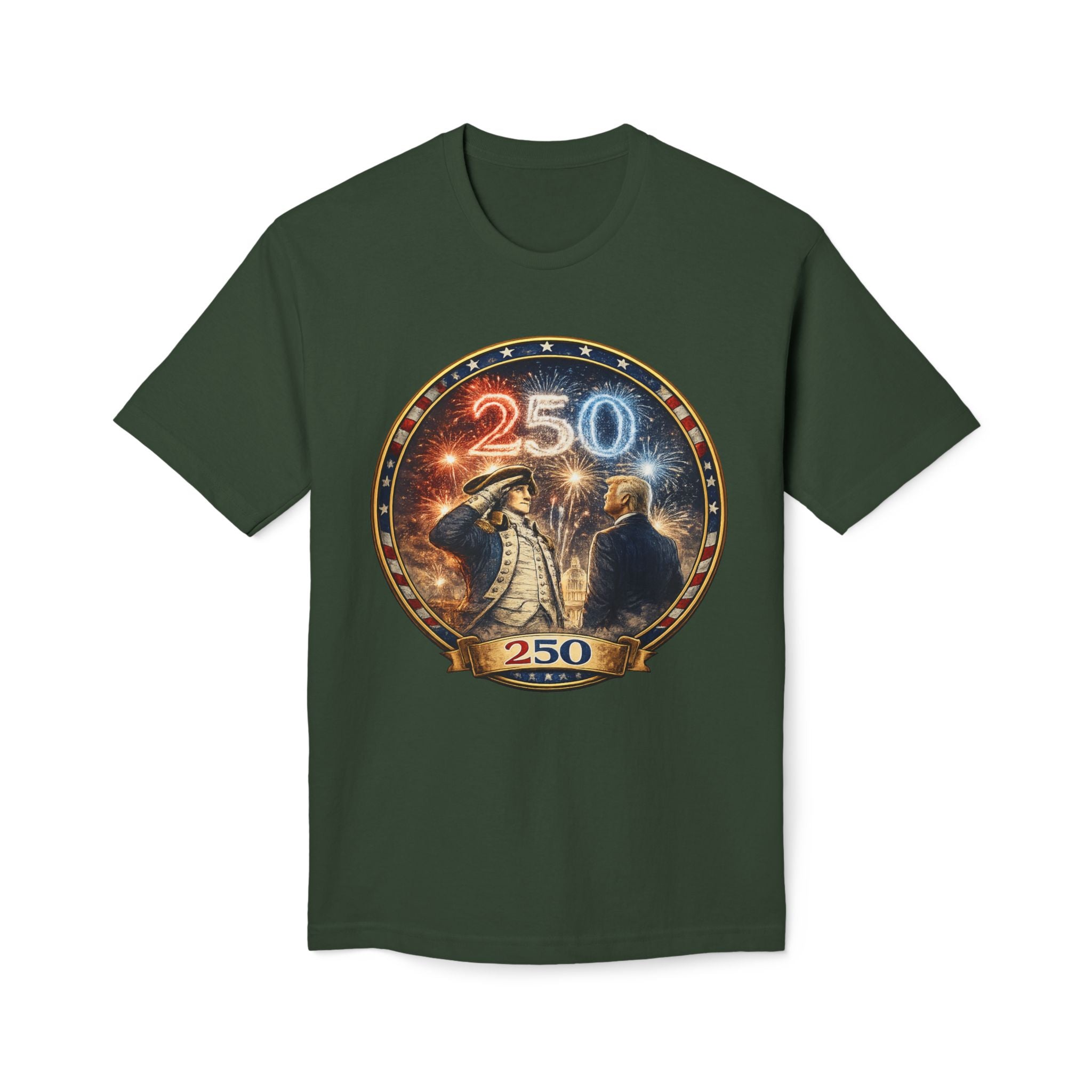 250th Anniversary Commemorative T-Shirt – Historic U.S. Celebration Design