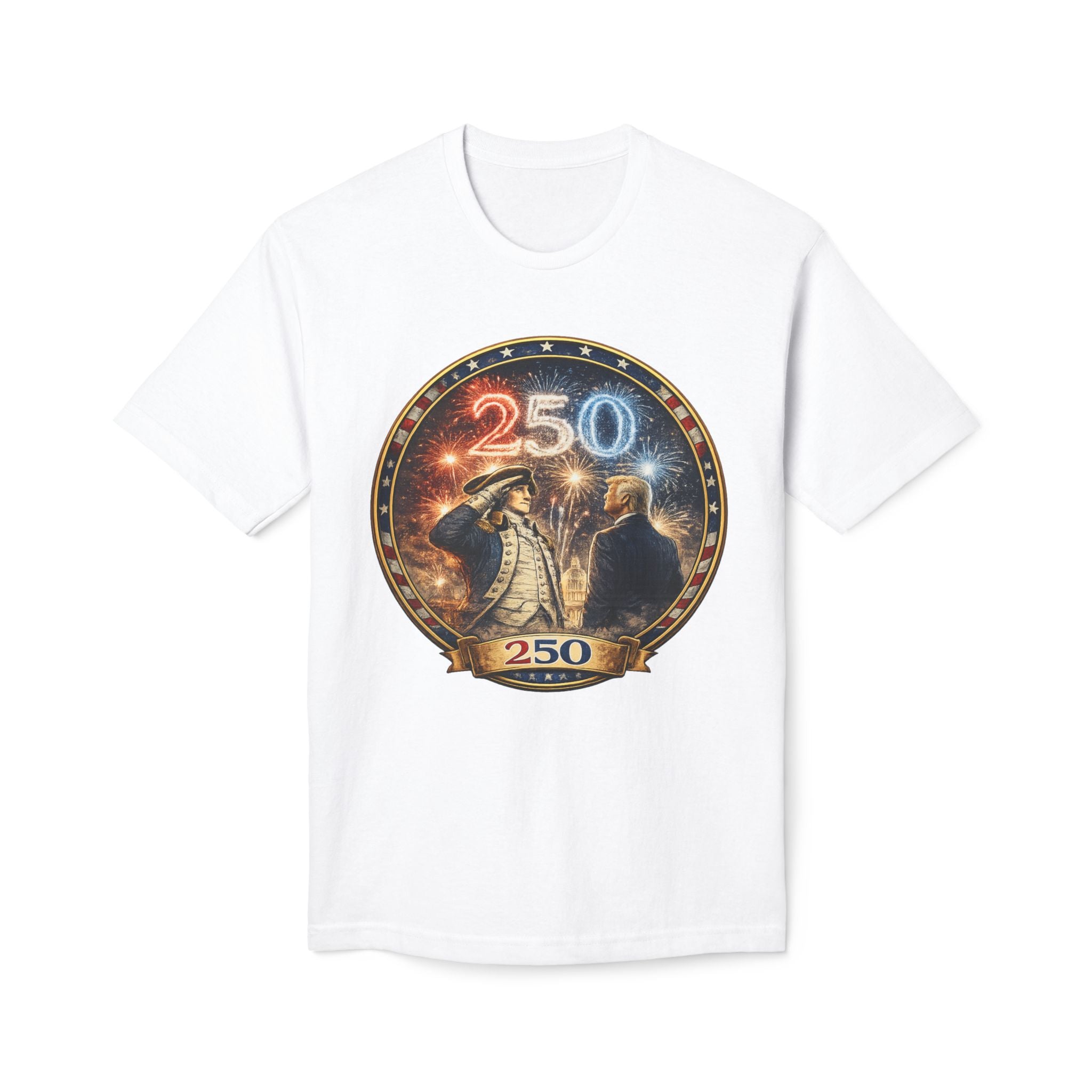 250th Anniversary Commemorative T-Shirt – Historic U.S. Celebration Design