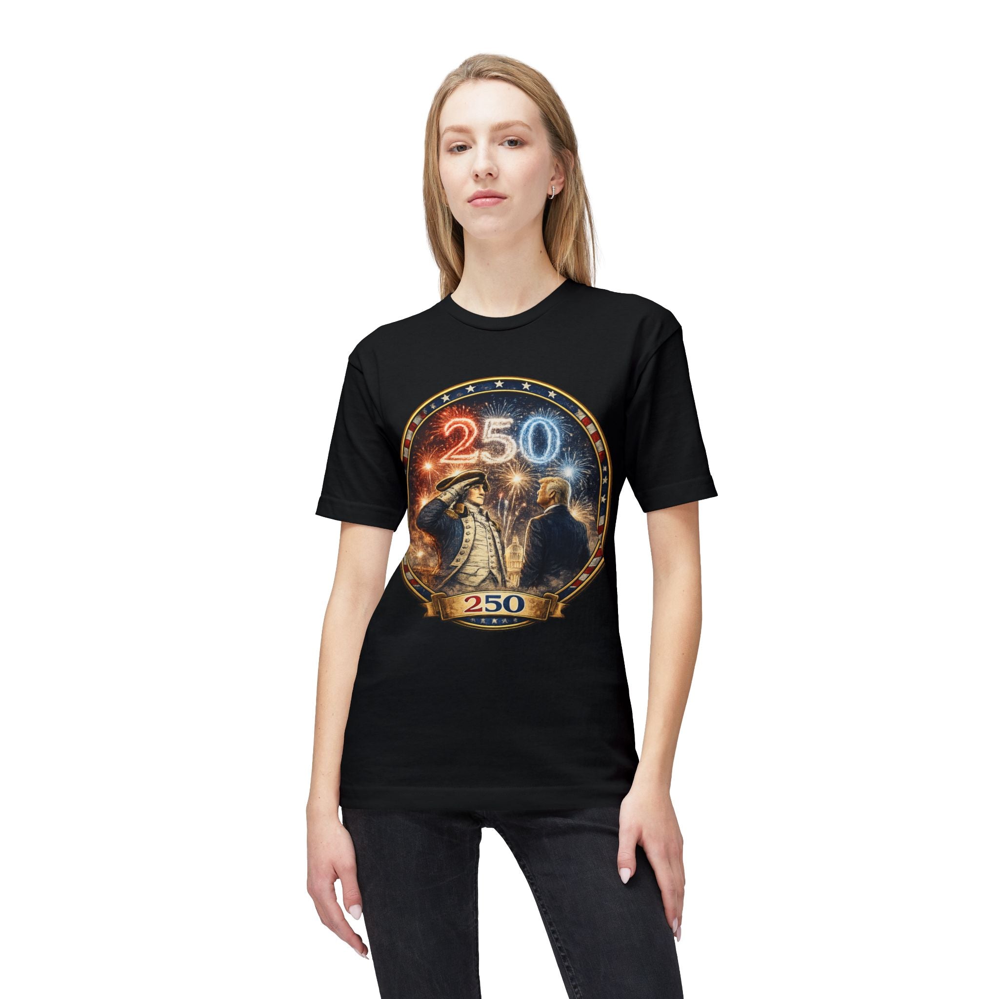 250th Anniversary Commemorative T-Shirt – Historic U.S. Celebration Design