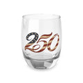 50th Anniversary Whiskey Glass — Patriotic American Flag Number 50 Stemless Rocks Glass